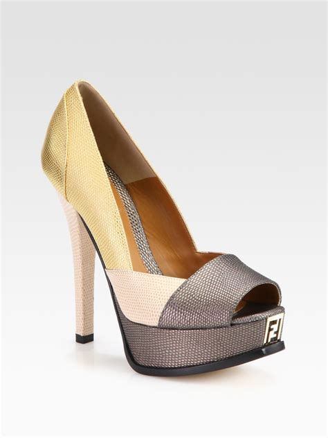 fendi shoes pumps|fendi women' s wedge pumps.